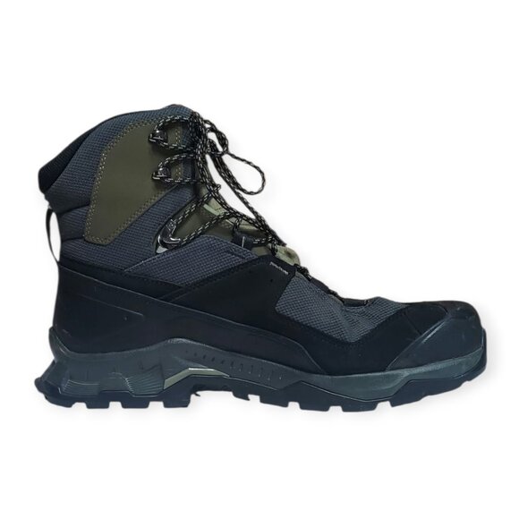 Salomon Quest Element GTX Men’s Hiking Boots Sz 14 Black Olive Green Waterproof - Picture 2 of 11